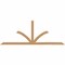 Ekena Millwork Richland Smooth Timber Gable Bracket, Western Red Cedar, 96"W x 36"H x 1 1/2"D x 3 1/2"F, 9/12 Pitch GBW096X36X0204RIC00SWR - alternate 1